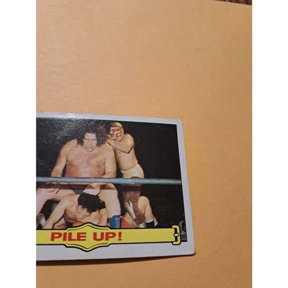 1985 Topps WWF Andre the Giant Ringside Action #50 Vintage Wrestling Card - Picture 3 of 4